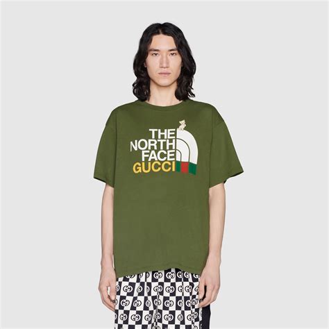 t shirt gucci north face|More.